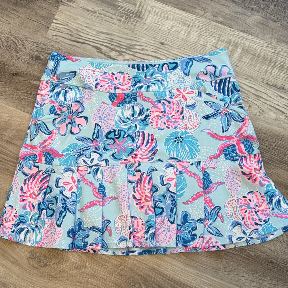Lilly Pulitzer pleated skort size large